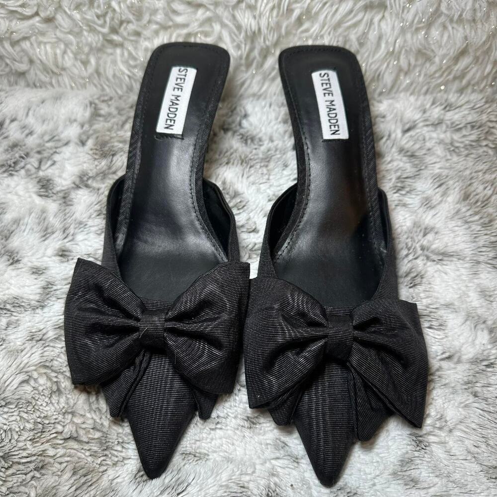 Steve madden bow heels
